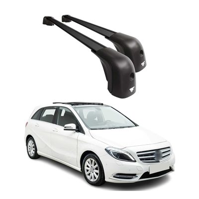 2012-2024 Mercedes B Class W246 W247 Roof Racks Cross Bars Black