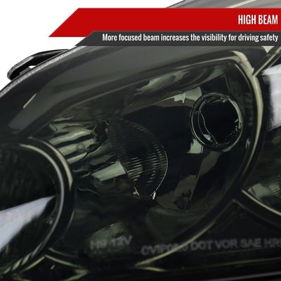 2006-2013 Chevy Impala/Monte Carlo/Impala Limited Factory Headlights Smoke