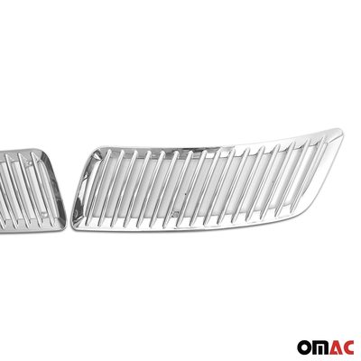 2006-2018 Mercedes Sprinter W906 Front Bumper Grill Trim Molding Silver 2Pcs