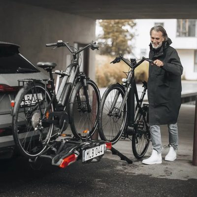 Portabicicletas de tiron con luces Thule Epos (2 Bicicletas)