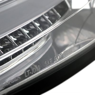 2015-2019 Ford Focus Hatchback LED Tail Lights Chrome Housing/Clear Lens