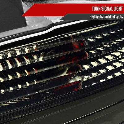 2001-2003 BMW E39 5 Series Sedan LED Tail Lights Chrome Housing/Smoke Lens