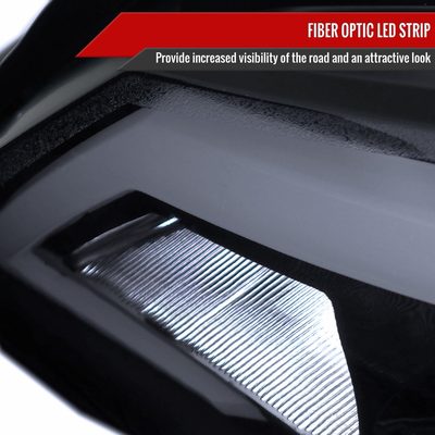 2008-2014 Subaru Impreza WRX / 08-2011 Outback Sport LED Bar Headlights Smoke