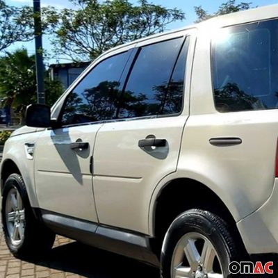 2008-2015 Land Rover LR2 Window Molding Trim Streamer Stainless Steel 4x