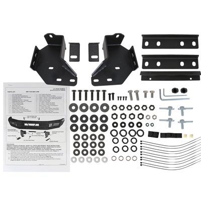 2014-2021 Toyota Tundra Black Heavy Duty Steel Front Bumper & LED Light Ports