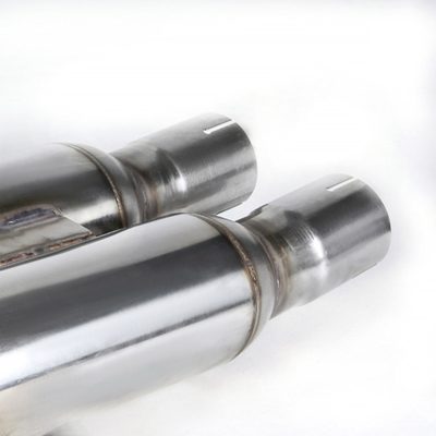 2010-2015 Chevy Camaro 3.6L V6 S.Steel Dual Catback Exhaust System Burnt Tip
