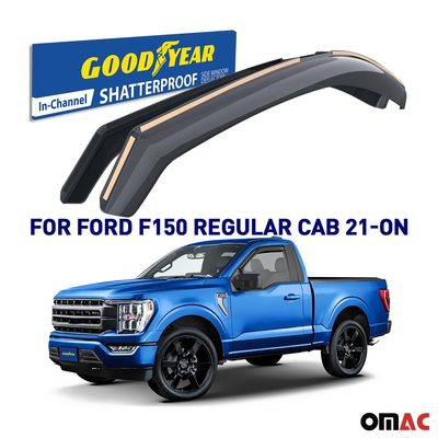 Goodyear Wind Deflector for Ford F250 F350 F450 F550 Super Duty 2025 SuperCab 2x