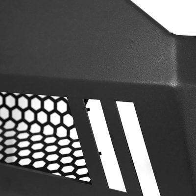 2011-2016 Ford F-150/F-250 Black Heavy Duty Steel Front Bumper LED Light Ports