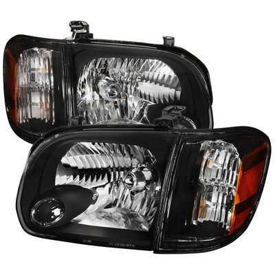 2005-2006 Toyota Tundra / SR5 Limited Sequoia Headlights Corner Signal Black