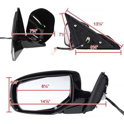 2013-2017 Honda Accord Heated/Defrost 7Pin Side Mirror LED Turn Signal Driver