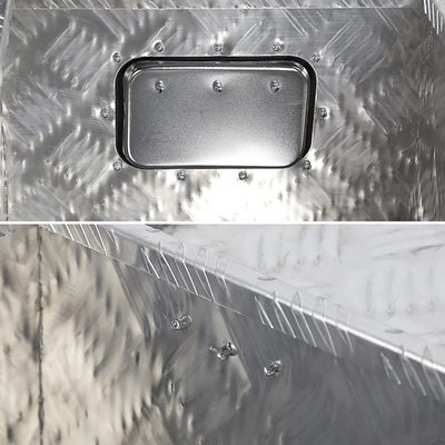 Universal 30" Heavy Duty Aluminum Truck Tool Box w/ Side Handles Lock & Keys