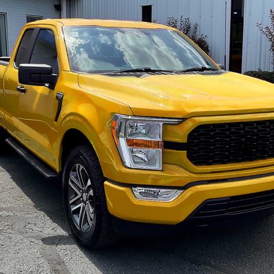 For Ford F-150 2021-2023 Factory Style Headlight Chrome Housing Clear Lens Passenger Side Only