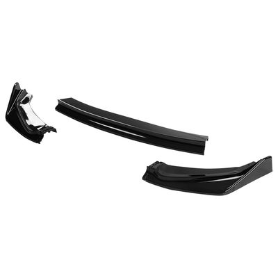 2014-2017 Honda Fit Glossy Black Polypropylene 3Pcs Bumper Lip Spoiler