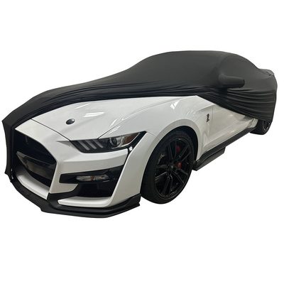 2005-2025 Ford Mustang Ultraguard Stretch Satin Indoor Car Cover - Black
