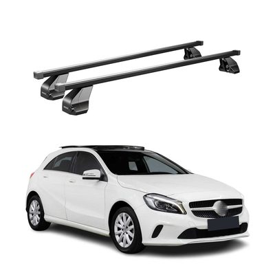 2013-2018 Mercedes A Class W176 Hatchback Roof Rack Cross Bars Black