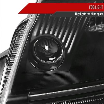 1999-2006 Audi TT LED Bar Projector Headlights Matte Black/Clear Lens