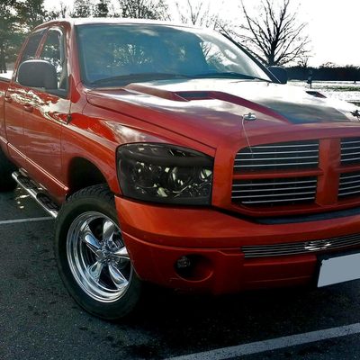 2006-2008 Dodge RAM 1500/ RAM 2500 3500 LED Factory Crystal Headlights Chrome