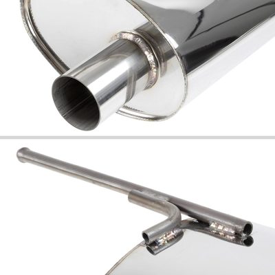 2009-2014 Hyundai Genesis Coupe 2.0T T-304 Steel Catback Exhaust Burnt Tip