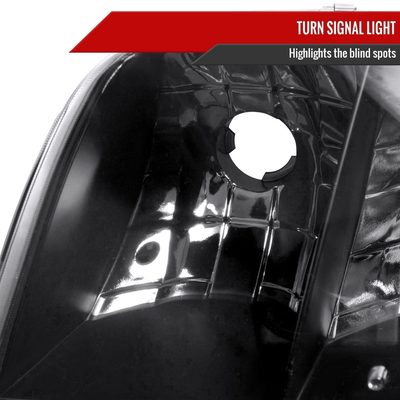 1998-2011 Ford Crown Victoria Factory Headlights Corner Signal Lights Black