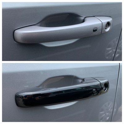 2013-2020 Dodge Journey Door Handle Cover Gloss Black 8Pcs ABS Plastic