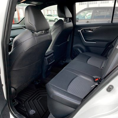 2019-2022 Toyota RAV4 All Weather Black TPE Floor Mats Liner 3Pcs