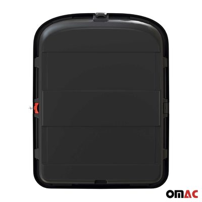 OMAC Car Rooftop Cargo Box Luggage Carrier 9.5 Cubic Feet Carbon Fiber Textured