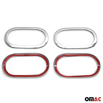 2014-2019 Smart Forfour Car Door Handle Cover Protector Stainless Steel Chrome 4 Pcs