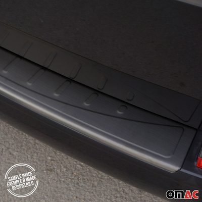 2006-2010 VW Passat B6 Rear Bumper Sill Cover Protector Guard Stainless Steel Dark