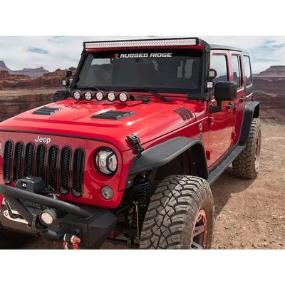 Cantoneras Tubulares Delanteras HD Rugged Ridge para Wrangler JL / Gladiator 18-26 (2 y 4 puertas)