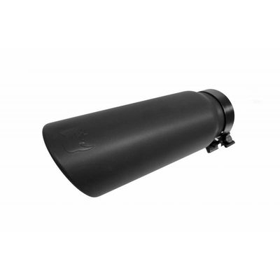 Colilla de escape para tubos de 4" Negra