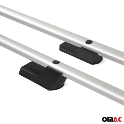 2015-2026 Ford Transit & E-Transit L2 Regular Roof Rack Rails Side Rails Silver