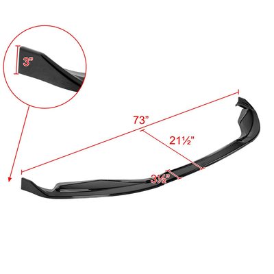 2013-2015 Lexus GS350/GS450h F-Sport Glossy Front Bumper Lip Splitter Kit