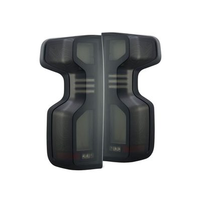 AlphaRex LUXX Series Topo-Etch Black LED Tail Lights 620058