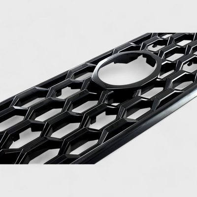 2020-2024 Toyota Tacoma Grille Overlay Gloss Black 1Pcs ABS Plastic