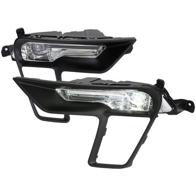 2018-2019 Ford Explorer LED Fog Lights Kit Chrome Housing/Clear Lens