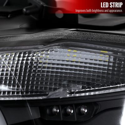 2012-2015 BMW F30 3 Series Sedan Dual LED Headlights LED Signal Matte Black