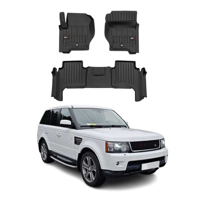 2006-2013 Land Rover Range Rover Sport Premium Floor Mats Liners Full Set All Weather Heavy Duty