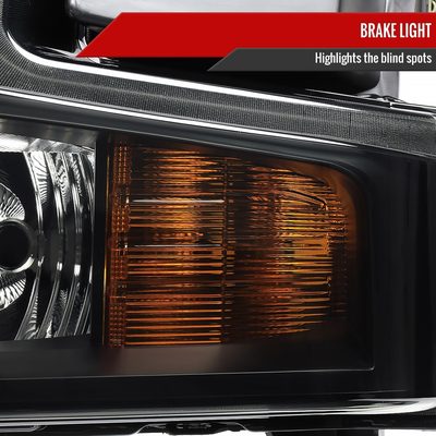 2019-2021 Chevy Silverado 1500 Factory Projector Headlight Matt Black/Smoke