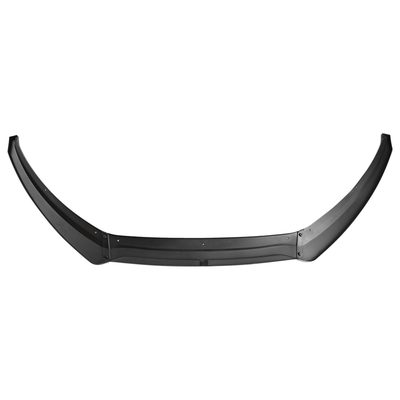2015-2018 Ford Focus Matte Black Polypropylene 3Pcs Bumper Lip Spoiler