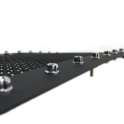 2013-2018 RAM 1500 1500 Rivet Style Black Stainless Steel Mesh Grille Insert
