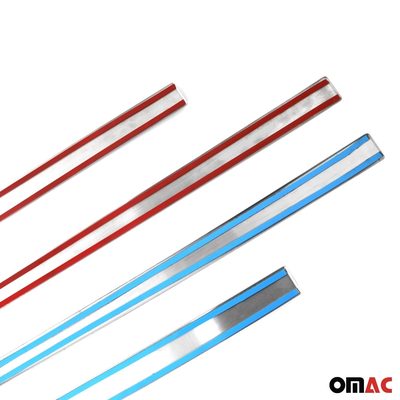 2018-2024 Mitsubishi Eclipse Cross Side Door Molding Trim Stainless Steel Silver 4x