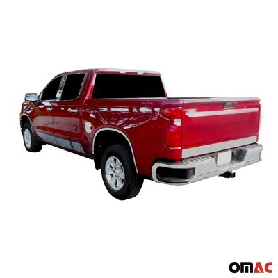 2019-2025 Chevrolet Silverado Double Cab Stainless Steel Window Sill Trim 6Pcs