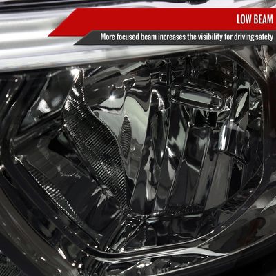 2019-2024 Dodge RAM 1500 Factory Headlights w/Amber Reflectors Chrome/Smoke