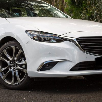 2016-2018 Mazda 6 Sedan 6500K LED Projector Fog Lights Kit Chrome/Clear Lens