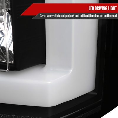 2015-2020 Chevy Tahoe/Suburban LS LT LTZ LED Tail Lights Matt Black/Clear