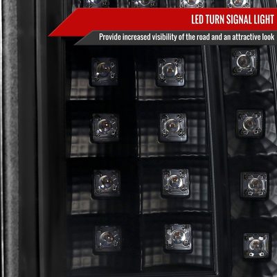2000-2006 Chevy Suburban/Tahoe/Yukon/Yukon XL LED C Bar Tail Lights Matt Black
