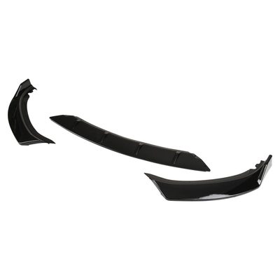2016-2019 BMW 3 Series F30/F35 Glossy Black Polypropylene 3Pcs Bumper Lip