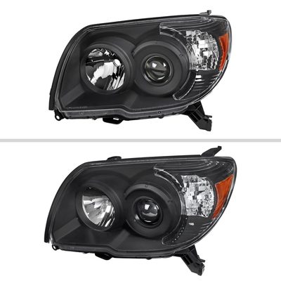 2006-2009 Toyota 4Runner SR5 Limited Projector Headlights Matt Black/Clear