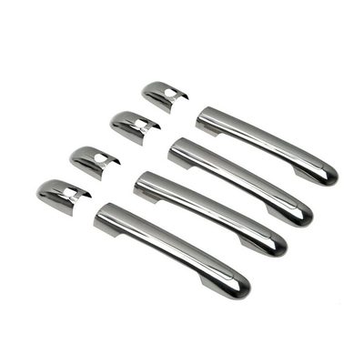 2003-2006 Dodge Sprinter Door Handle Cover Protector Stainless Steel 2 Door 4 Pcs 2 Key Hole