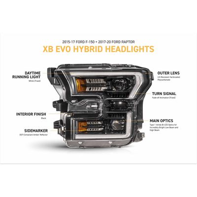 Morimoto XB EVO Hybrid LED Headlight LF2-502Y